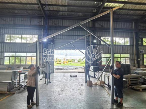 Pesanan kurungan keluli karbon 60MW