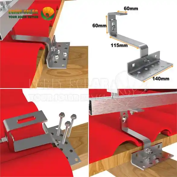 Photovoltaic Tile Roof Mounting Kit