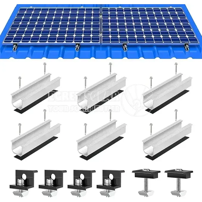 Kit pemasangan PV untuk bumbung trapezoid