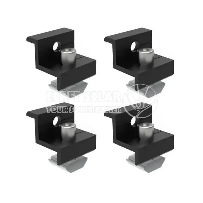 Solar 30 35mm akhir pengapit hitam